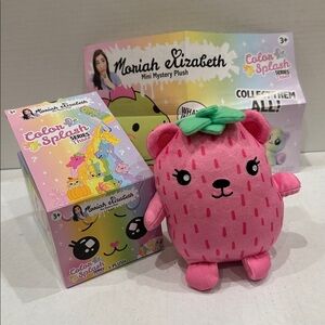 Moriah Elizabeth Series 3 Color Splash Strawbeary Mini Plush–Open Box, New